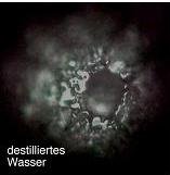 Wasserkristall bildung vor verwendung des Gie-Wasseraktivators bei destiliertem Wasser